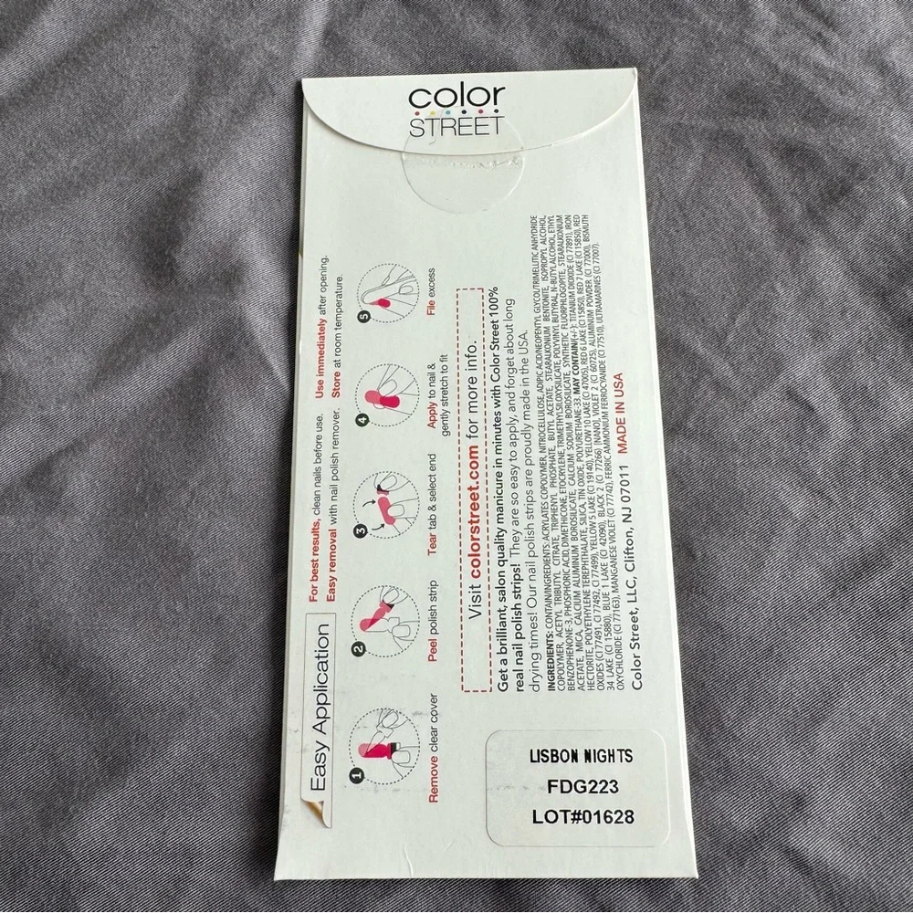 *Retired* Color Street: Lisbon Nights | Navy Blue Silver Glitter Sparkle Winter - Picture 4 of 11